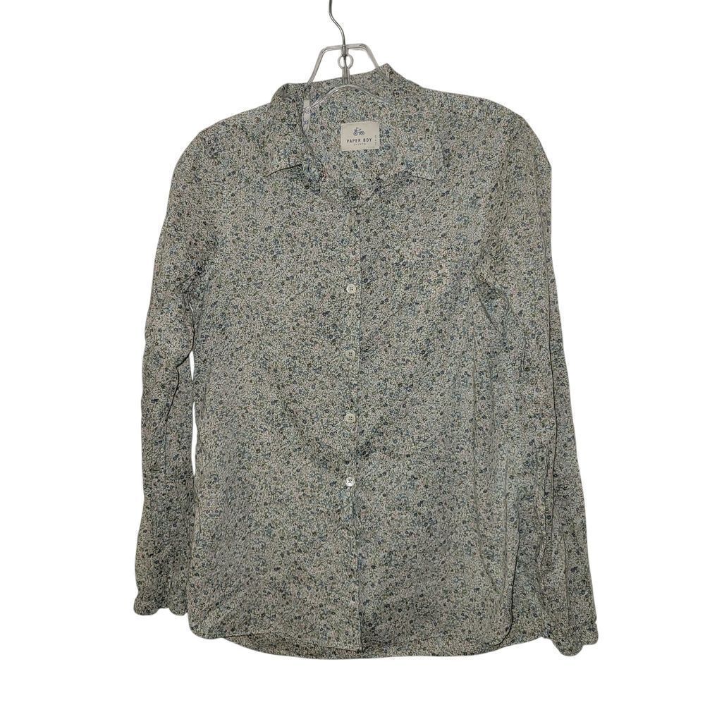Floral Button-Up Blouse